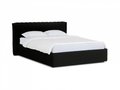 Кровать Queen Anastasia Lux черного цвета 160х200 с подъемным механизмом