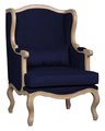 Кресло Сезарина темно-синего цвета