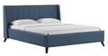 Кровать Мелисса 160х200 с подъёмным механизмом и дном серо-синего цвета