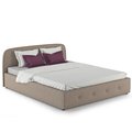Кровать Илона 160х200 с подъёмным механизмом и дном  песочного цвета