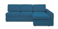Угловой диван-кровать Бруно синего цвета