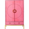 Шкаф Disk розового цвета