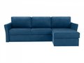 Угловой диван Peterhof синего цвета