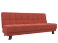 Прямой диван-кровать Винсент кораллового цвета