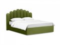 Кровать Queen Sharlotta 160х200 зеленого цвета с подъемным механизмом