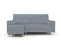 Угловой диван-кровать Вестор серого цвета