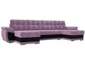 Угловой диван-кровать Нэстор сиреневого цвета