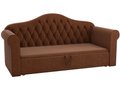 Детская кровать-тахта Делюкс 78х160 коричневого цвета