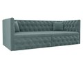 Прямой диван-кровать Найс бирюзового цвета