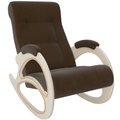 Кресло-качалка коричневого цвета 