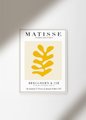 Постер Matisse Papiers Decoupes Yellow 30х40 в раме белого цвета