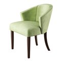 Стул-кресло мягкий Adonis зеленого цвета