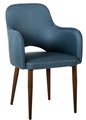 Стул-кресло Ledger синего цвета