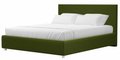 Кровать Кариба 160х200 зеленого цвета с подъемным механизмом 