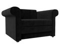 Кресло-кровать Берли черного цвета