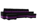Угловой диван-кровать Честер фиолетового цвета
