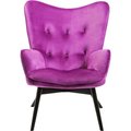 Кресло Vicky фиолетового цвета