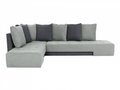 Угловой диван-кровать London серого цвета
