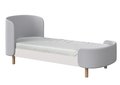 Кровать Kidi Soft 65х163 бело-серого цвета