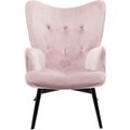 Кресло Vicky розового цвета