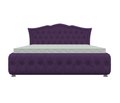 Кровать Герда 160х200 фиолетового цвета с подъемным механизмом 
