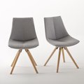 Комплект из двух стульев Asting серого цвета
