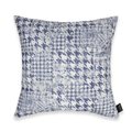 Декоративная подушка Baily 45х45 серо-синего цвета 