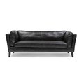 Прямой диван Kelly темно-серого цвета