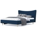 Кровать Финна 140x200 синего цвета