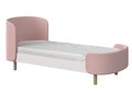 Кровать Kidi Soft 65х163 бело-розового цвета