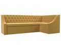 Кухонный угловой диван-кровать Мерлин желтого цвета