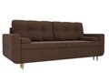 Прямой диван-кровать Кэдмон коричневого цвета