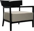 Кресло  Cara Outdoor черно-бежевого цвета
