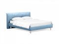 Кровать Queen Anastasia L 160х200 голубого цвета