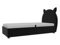 Детская кровать Бриони 82х188 черного цвета с подъемным механизмом 