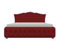 Кровать Герда 200х200 красного цвета с подъемным механизмом 