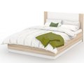 Кровать с подъемным механизмом Аврора 160х200 бежевого цвета