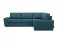 Угловой диван-кровать Peterhof синего цвета 