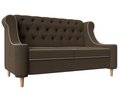 Прямой диван Бронкс коричневого цвета