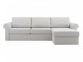 Угловой диван-кровать Peterhof белого цвета