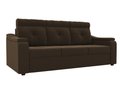Прямой диван-кровать Джастин коричневого цвета