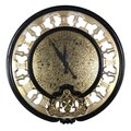 Настенные часы Fago черно-золотого цвета