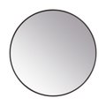 Зеркало настенное Орбита черного цвета