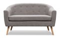 Прямой диван Florence M серо-бежевого цвета