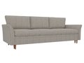 Прямой диван-кровать София серо-бежевого цвета
