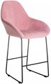 Кресло полубарное Kent розового цвета