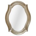 Настенное зеркало Камео Сильвер серебряного цвета