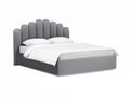 Кровать Queen Sharlotta 160х200 серого цвета с подъемным механизмом