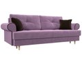 Прямой диван-кровать Сплин сиреневого цвета