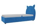 Детская кровать Бриони 82х188 голубого цвета с подъемным механизмом 